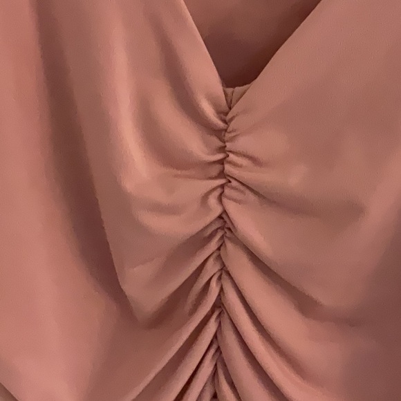 Pink Ruched Tank Top - Picture 3 of 6